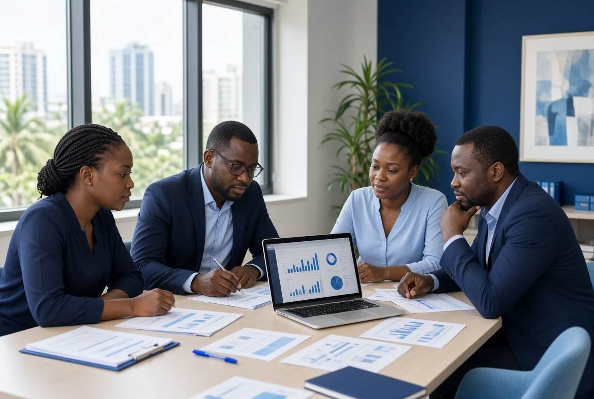 Équipe LEBENI TECHNOLOGIE en formation